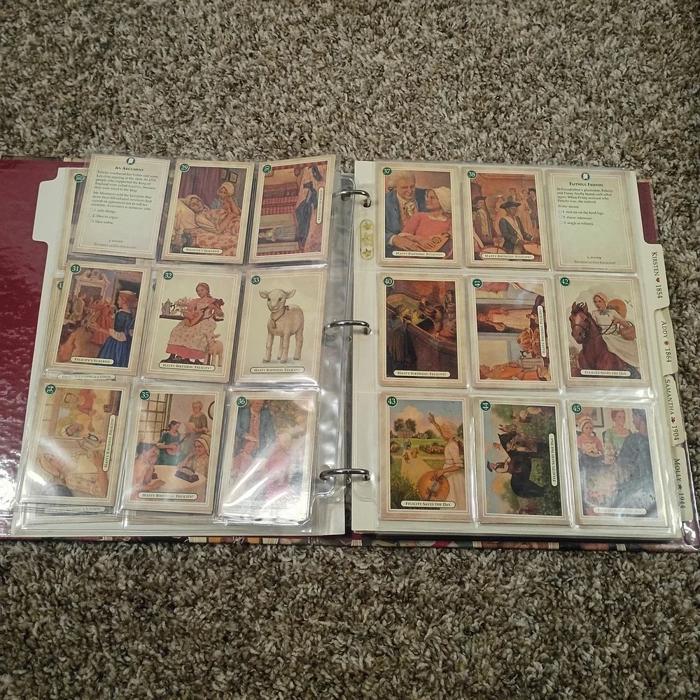 The American Girls Doll Trading Card Album Over 300 Cards 1994 Pleasant Company